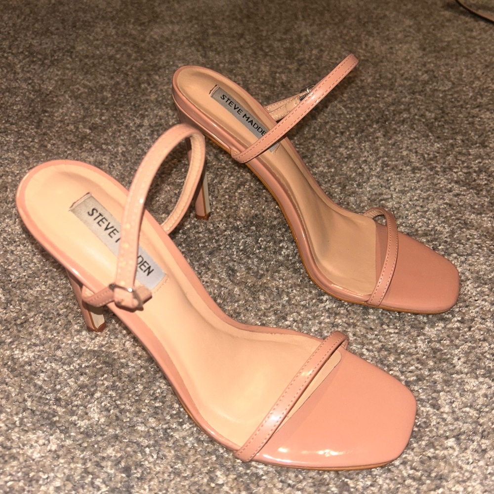 Steve Madden Women's Nude Strappy Heels